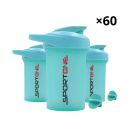 CARTON X60 SHAKERS SPORTONE 400ML -Bleu